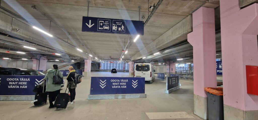 Step 7 - You have arrived to your destination. This is the waiting area for your App Ride; please look out for the car or license plate described in your app.